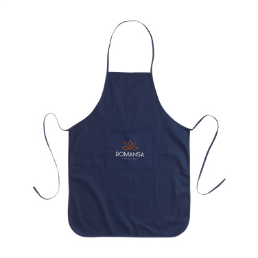 Logo trade promotional giveaways image of: Apron Recycled Cotton (170 g/m²)